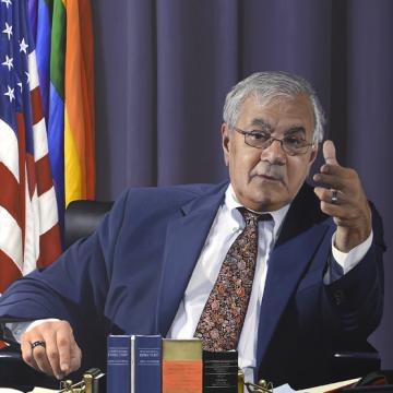 Barney Frank, Chairman of the Financial Services Committee of the U.S. House of Representatives 2007-2011.