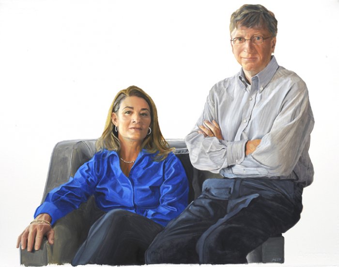 2003 Bill & Melinda Gates, Color Study #5