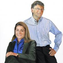 2006 Bill & Melinda Gates, Color Study #8