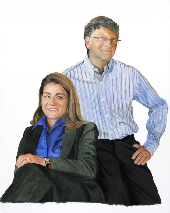 2006 Bill & Melinda Gates, Color Study #8