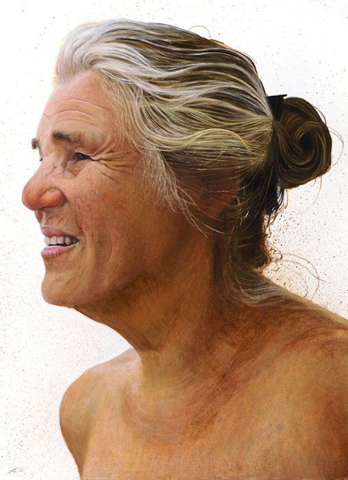 2087 Janet Rowley for the National Portrait Gallery