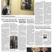 Front Page of the New York Times 12-30-13