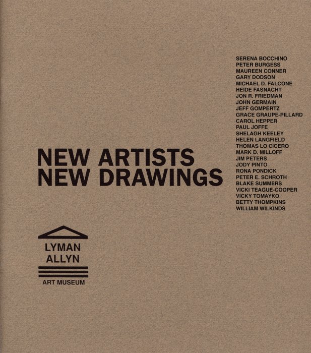 New Artists-New Drawings, March 1988,  exhibition catalogue