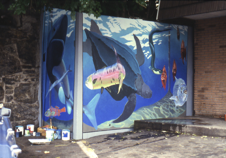 Aquarium Mural