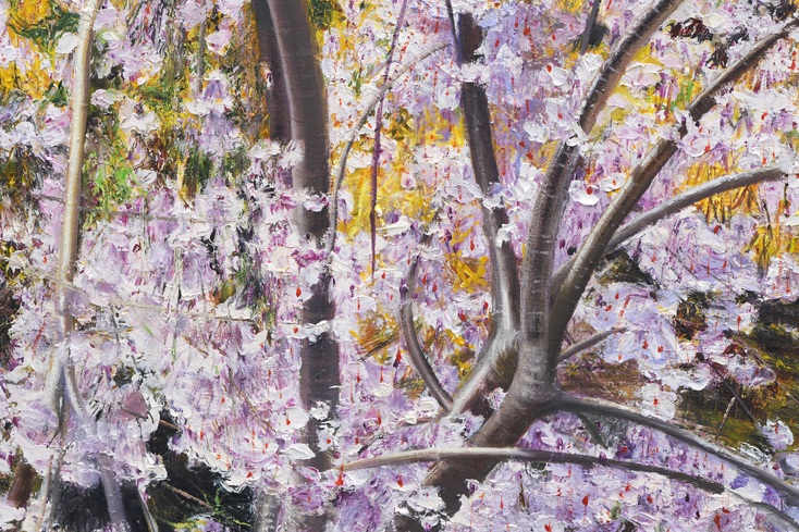 2021Tenny (Cherry Blossoms & Forsythia), detail.jpg