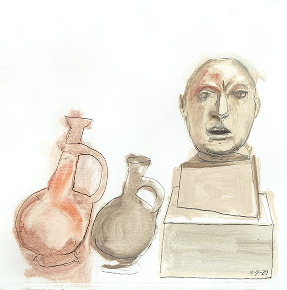 2405A King Ben and the Amphora Court, Study #1