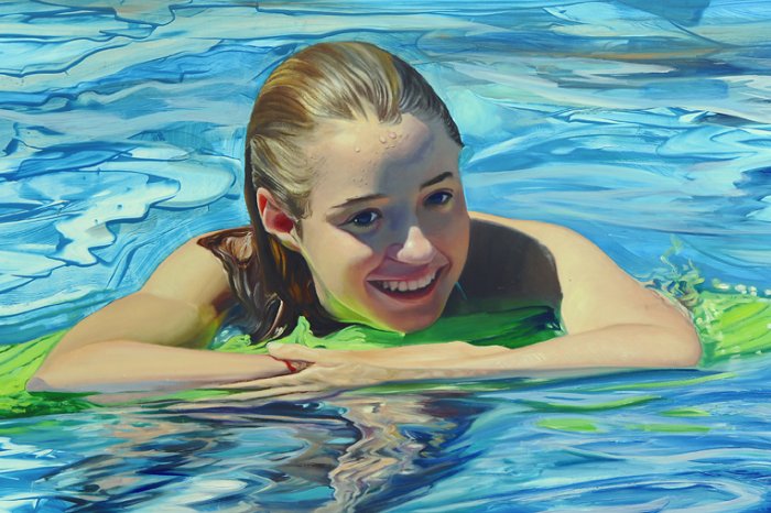 2054 Pool Portrait, Detail-2