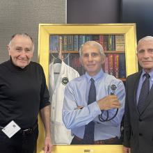 2492 Fauci & me at the portrait unveiling 240118