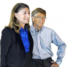 1096 Bill & Melinda Gates, Color Study #2