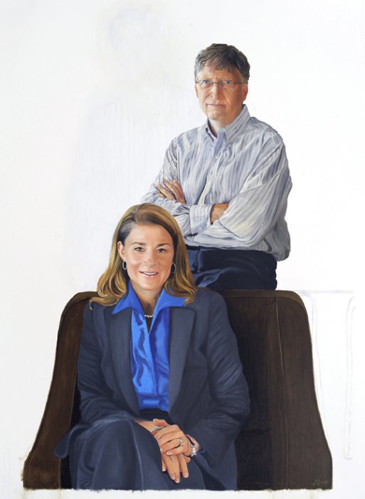 2002 Bill & Melinda Gates, Color Study #1