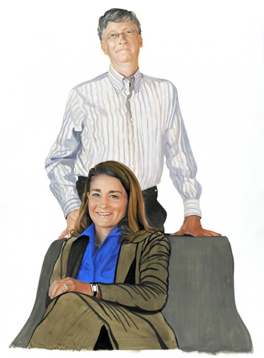 2008 Bill & Melinda Gates, Color Study #7