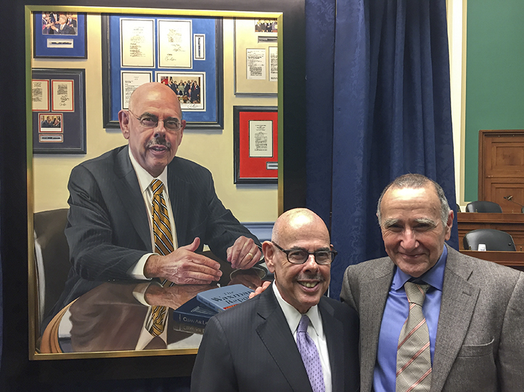 Henry Waxman portrait dedication November 3, 2015