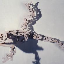 Balletic Frog, unpainted construction Balletic Frog, unpainted construction