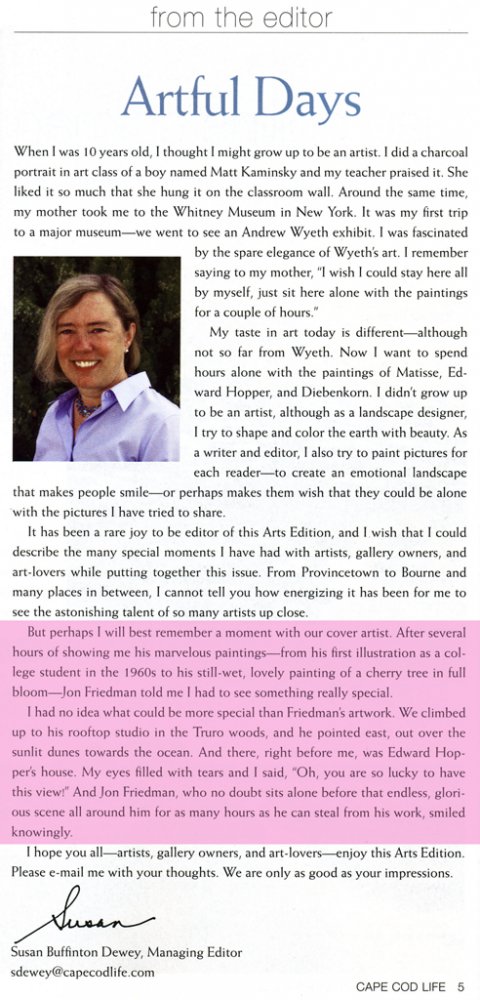 Cape Cod Life, summer issue 2008 page 5