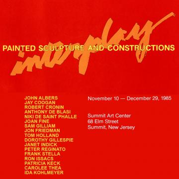 Interplay, November-December 1985, exhibition catalogue