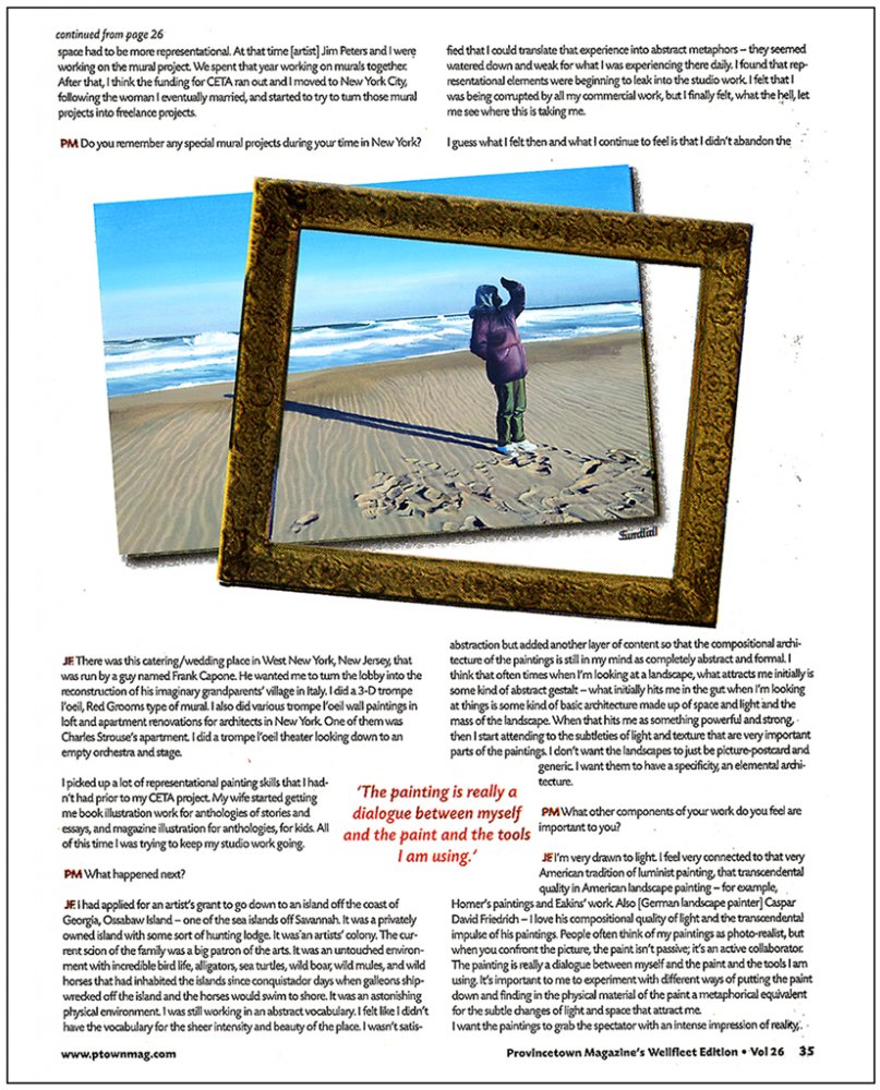 Provincetown Magazine Wellfleet Edition, Vol. 26, Feature Article page 35