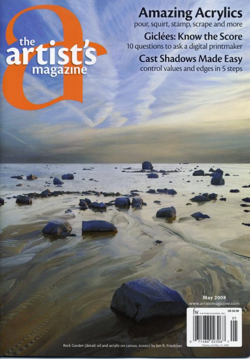 The Artist's Magazine, May 2008 cover